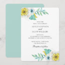 Search for mint and yellow wedding invitations Flowers