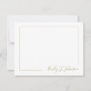 Search for gold note cards Modern