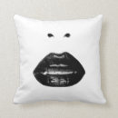 Search for black lip cushions White