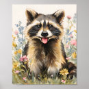 Search for racoon art posters Illustration