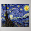 Search for starry night painting posters Village