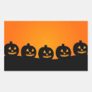 Search for pumpkin faces stickers Black and orange