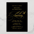 Search for 60th anniversary invitations Gold foil
