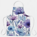 Search for floral designer aprons Purple