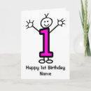 Search for 1 year old girl birthday cards Happy first birthday