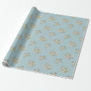 Search for blue toile wrapping paper Rustic
