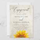 Search for sunflowers engagement party invitations Floral