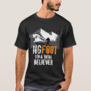 Search for sasquatch mens tshirts Finding bigfoot