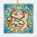 Search for meow christmas tree decorations White cat