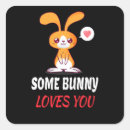 Search for some bunny loves you stickers Heart
