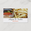 Search for burger business cards Fast food