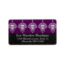 Search for day of dead return address labels Sugar skull