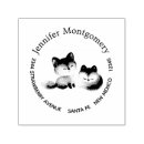 Search for woodland animals rubber stamps Fox