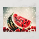 Search for fruit slices postcards Watercolor