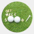 Search for green ball stickers Golfer