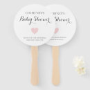 Search for baby shower hand fans Girl