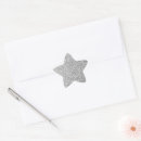 Search for silver glitter stars stickers Elegant