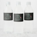 Search for christmas water bottle labels Santa