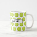 Search for tennis pattern mugs For tennis player