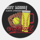Search for softball dad stickers Best mum ever