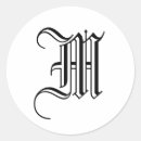 Search for initial m stickers Elegant