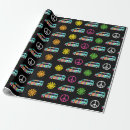 Search for peace sign wrapping paper Hippie