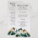 Search for mountain wedding programs Ceremony