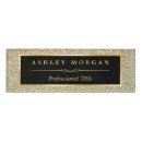 Search for glitter name tags Gold