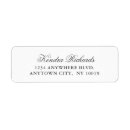Search for office return address labels Black and white