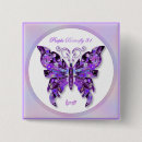 Search for purple butterfly badges Birthday