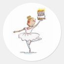Search for ballet round stickers Birthday