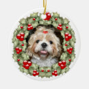Search for shih tzu christmas tree decorations Xmas