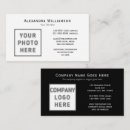 Search for front and back business cards Minimalist