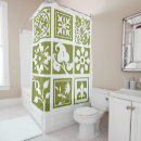Search for olive green shower curtains Floral