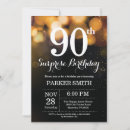 Search for surprise 90th birthday invitations String lights