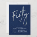 Search for simple 50th birthday invitations Chic