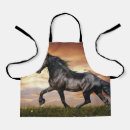 Search for black horses aprons Wild horse