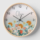 Search for bohemian clocks Floral