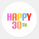 Search for 30 year anniversary stickers Birthday