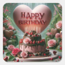 Search for happy birthday cake stickers Heart