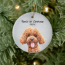 Search for poodle christmas tree decorations Keepsake