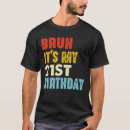 Search for 21st birthday for her tshirts Vintage