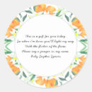 Search for orange floral stickers Citrus