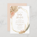 Search for tropical palm leaves baby shower invitations Trendy