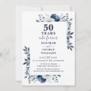 Search for golden wedding anniversary invitations Floral