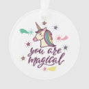 Search for rainbow unicorn christmas tree decorations Magic