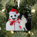 Search for funny snowman christmas tree decorations Xmas