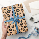 Search for leopard print gift wrap Christmas tree