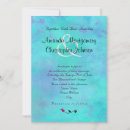 Search for purple and turquoise wedding invitations Simple