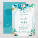 Search for teal blue shower bridal shower invitations Arch